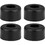 Parts Express 4-Pack Rubber Cabinet Feet 1" Dia. x 0.5625" H