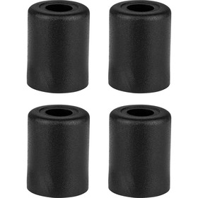 Parts Express 4-Pack Rubber Cabinet Feet 1" Dia. x 1.25" H