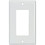 Leviton 80401-W 1-Gang Decora Wall Plate White