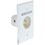 Vanco QVS Rapid Link Power Recessed Power Outlet Kit White