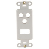 Dayton Audio HDRCA3 HDMI + 3 Connector Wall Plate Insert White