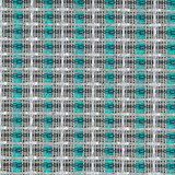 Mellotone Speaker Grill Cloth Fabric Silver Turquoise Stripe Yard 36
