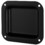 Penn-Elcom D0946K Blank Dish Black 4" x 4-3/8"