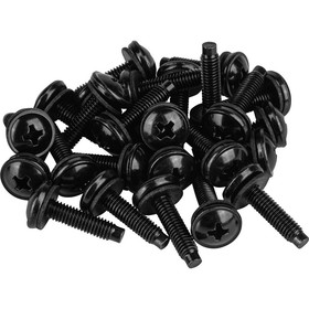Parts Express #10-32 x 3/4" Rack Screws with Built-in Nylon Washers