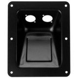 Parts Express Angled Metal Speaker Cabinet Input Dish