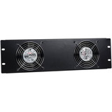 Parts Express Rack Panel 3RU with Two 115VAC Cooling Fans