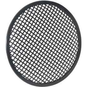 Parts Express Heavy Duty 15" Waffle Style Black Steel Speaker Grill with Rubber Edge