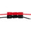 Parts Express 20-16 AWG 15A Red/Black DC Quick Disconnect Power Connectors 10 Pair