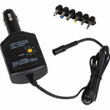 Parts Express Universal DC to DC Regulated 2A Adapter with Assorted Tips 12-24V Input - Multi-Voltage Output