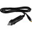 Parts Express 12V DC Car Lighter Charger Power Supply Cable Cord Plug 5.5 x 2.1mm Tip (+) Coax Plug