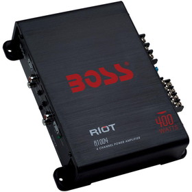 BOSS R1004 RIOT 400 Watt 4 Channel Car Audio Amplifier