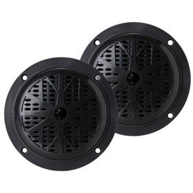 Pyle PLMR41B 4" Dual Cone Waterproof Speaker Pair Black