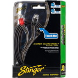 Stinger SI1212 12 ft. 1000 Series 2 Channel RCA Cable