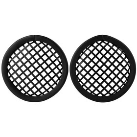Pyramid GW5BK 5" Steel Waffle Speaker Grill Pair with Mounting Hardware