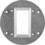 GRS RT1.R- FP Silver Face Plate for RT1.R Ribbon Tweeter