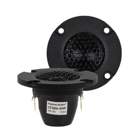 Dayton Audio Carbon Fiber Dome Neodymium Tweeter Matched Pair 4 Ohm