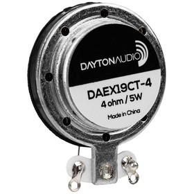Dayton Audio DAEX19CT-4 Coin Type 19mm Vented Exciter 5W 4 Ohm