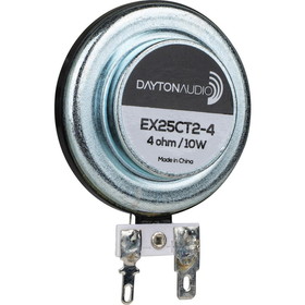 Dayton Audio EX25CT2-4 IMS&#153; Coin Type 25mm Interchangeable Hardware Mount Exciter 10W 4 Ohm