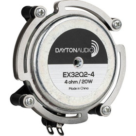 Dayton Audio EX32Q2-4 IMS&#153; Dual Steel Spring Balanced Interchangeable Hardware Mount 32mm Exciter 20W 4 Ohm