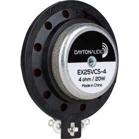Dayton Audio EX25VCS-4 IMS? Vented Conex Suspension 25mm Interchangeable Hardware Mount Exciter 20W 4 Ohm
