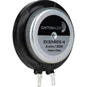 Dayton Audio EX32HRDS-4 IMS? High Roll Dual Suspension 32mm Interchangeable Hardware Mount Exciter 30W 4 Ohm