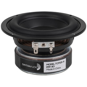 Dayton Audio 4" Treated Paper Cone Midbass Woofer