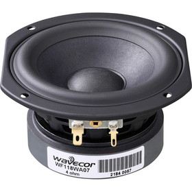 Wavecor 4-1/2" Balanced Drive Paper Cone Mid-Woofer with Truncated Frame