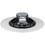 Parts Express 8" Ceiling Speaker with 70V Transformer & White Grill for Background Music, Paging, Alarm Signaling