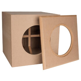 Parts Express Knock-Down MDF 1.5 ft&#179; Subwoofer Cabinet for 10" Subwoofers