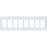 Pro Wire CVRPLT-8W 8-Gang Box Cover Wall Plate White