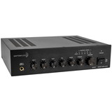 Dayton Audio DA40T 40W Tabletop Mixer-Amplifier 70V / 100V or 4 Ohm 2 Mic 1 Aux 1 Telephone Inputs