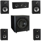 Parts Express B652 5.1 Home Theater Surround Sound Speaker System with 10