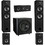 Parts Express T652 5.1 Home Theater Surround Sound Speaker System with 10" Subwoofer