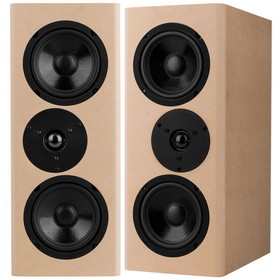Parts Express TriTrix MTM Speaker Kit Pair with Knock-Down Cabinets