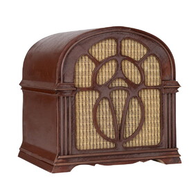 Parts Express 3D-Printed Retro Radio Bluetooth Speaker Kit DIY 2.1 Wireless Audio System