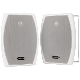 Dayton Audio IO525WT 5-1/4" 2-Way Indoor/Outdoor Speaker Pair White