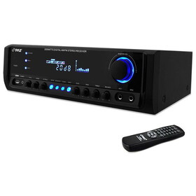 Pyle PT390AU Digital Stereo Receiver with Aux-In MP3 USB AM/FM Radio 300W