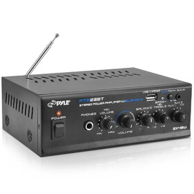Pyle Audio PTA22BT Bluetooth Home Audio Amplifier