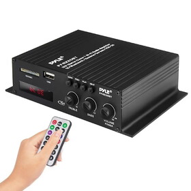 Pyle Audio PFA220BT Home Audio Desktop Bluetooth Amplifier