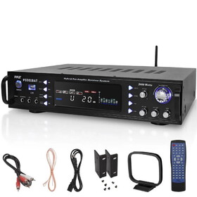 Pyle Audio P3301BAT Bluetooth Hybrid Amplifier Receiver