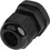 Parts Express 320-4013 Outdoor IP68 Waterproof PG13.5 Plastic Cable Glands/Connectors for OD Cables 6-12mm Black 10-Pack