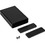 Parts Express Aluminum Black Project Box 155 x 106 x 34mm with Plastic Front & Back Plates