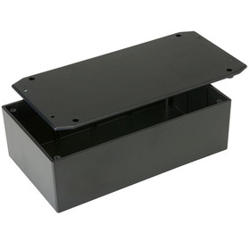 Parts Express Plastic Utility Case with Mounting Tabs 8.85" x 4.44" x 2.48"