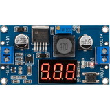 Parts Express LM2596 DC-DC Step-Down Module with Digital Voltmeter Display 3A 4 to 40VDC In and 1.25-37V Out