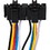 Parts Express 12 VDC 5-Pin Relay Socket Interlocking Style with 12 AWG Power/18 AWG Coil 11.5" Leads
