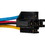 Parts Express 12 VDC 5-Pin Relay Socket Interlocking Style with 12 AWG Power/18 AWG Coil 11.5" Leads