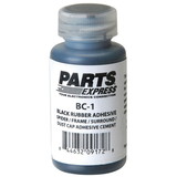 Parts Express Black Rubber Cement Speaker Repair Glue 1 oz. Bottle