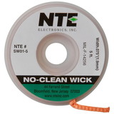 NTE SW01-5 No-Clean Wick Desoldering Braid #3 Green 0.075