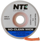 NTE SW02-5 No-Clean Wick Desoldering Braid #4 Blue 0.098