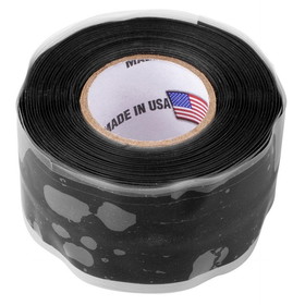 Parts Express Self-Fusing Silicone Rubber Tape 1" x 10 ft. Roll Black